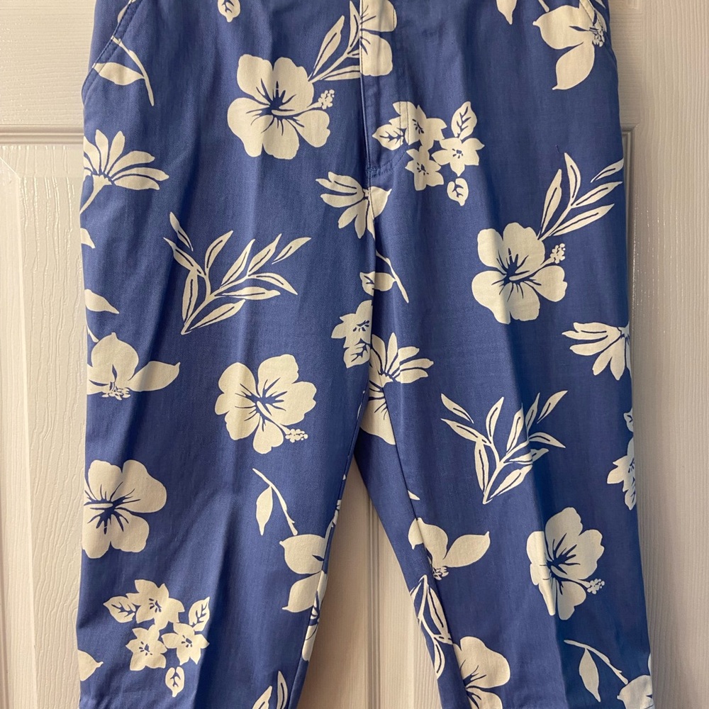 Floral Capri Pants - David N Sport Petite size 6